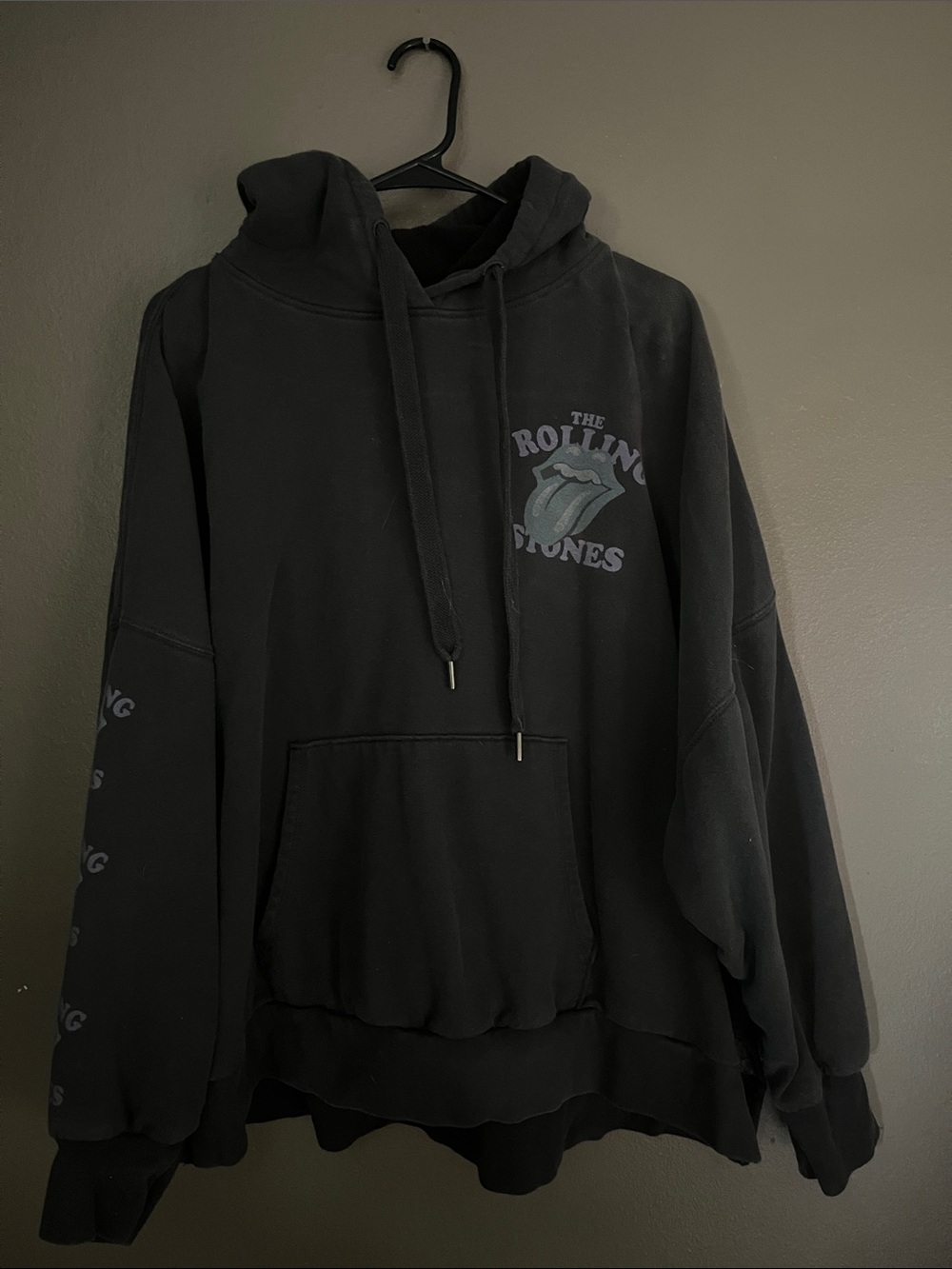 American Eagle Gray Fleece Lined Hoodie